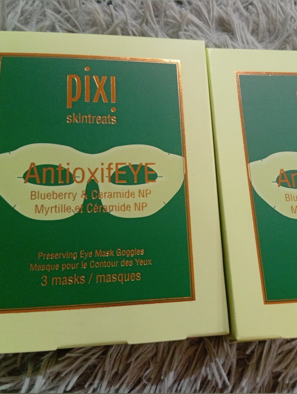 Pixi AntoxifEYE Blueberry & Ceramide Eye Mask Goggles - 3pack. Set of 3